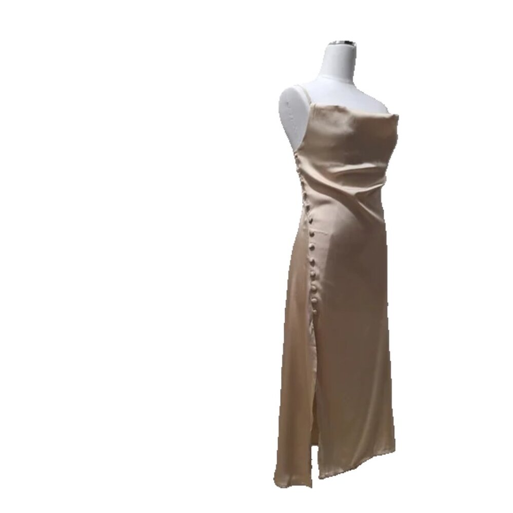 SHEIN S,Midi satin dress